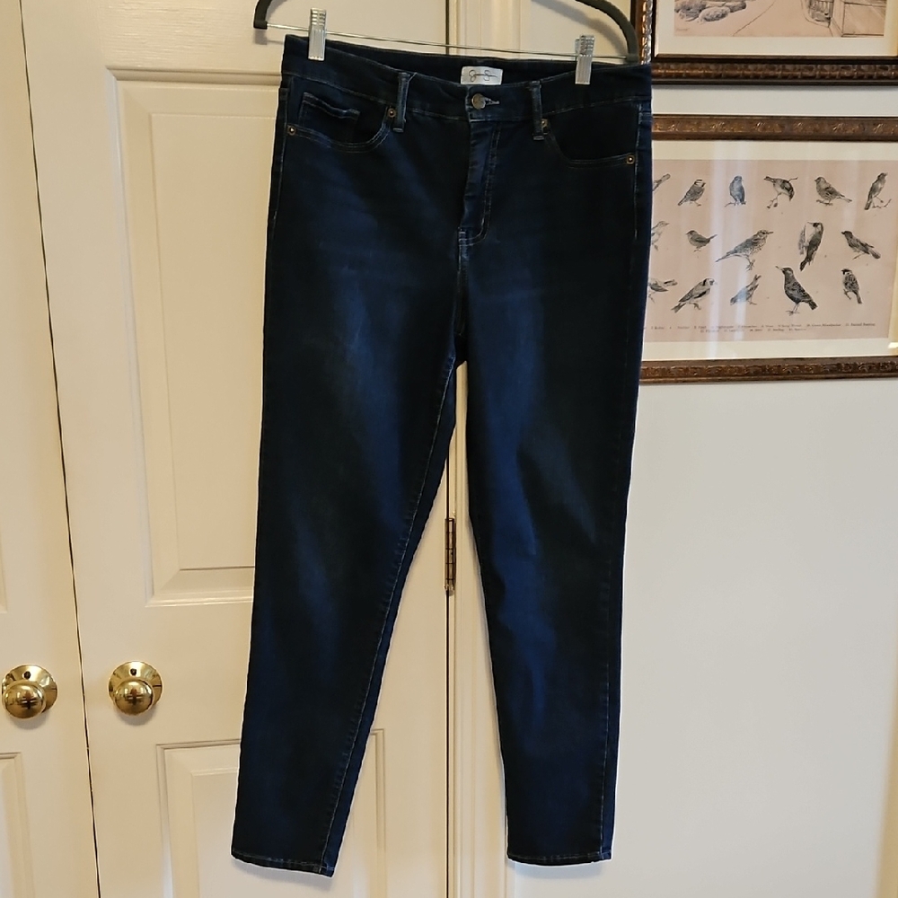 Jessica Simpson Women's Navy Skinny Jeans Size 10